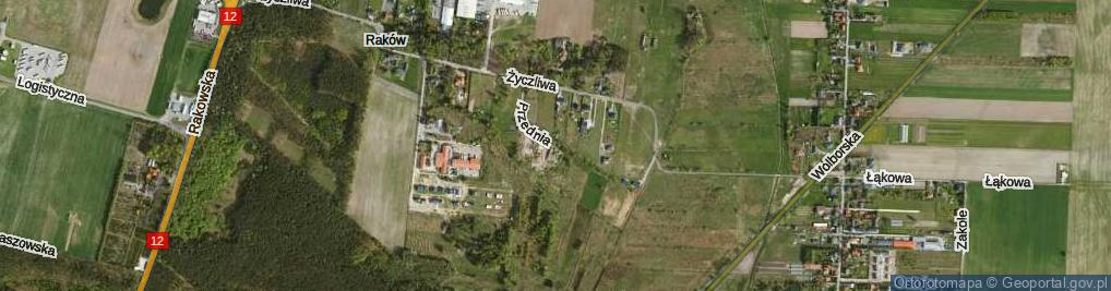 Zdjęcie satelitarne Przednia ul.